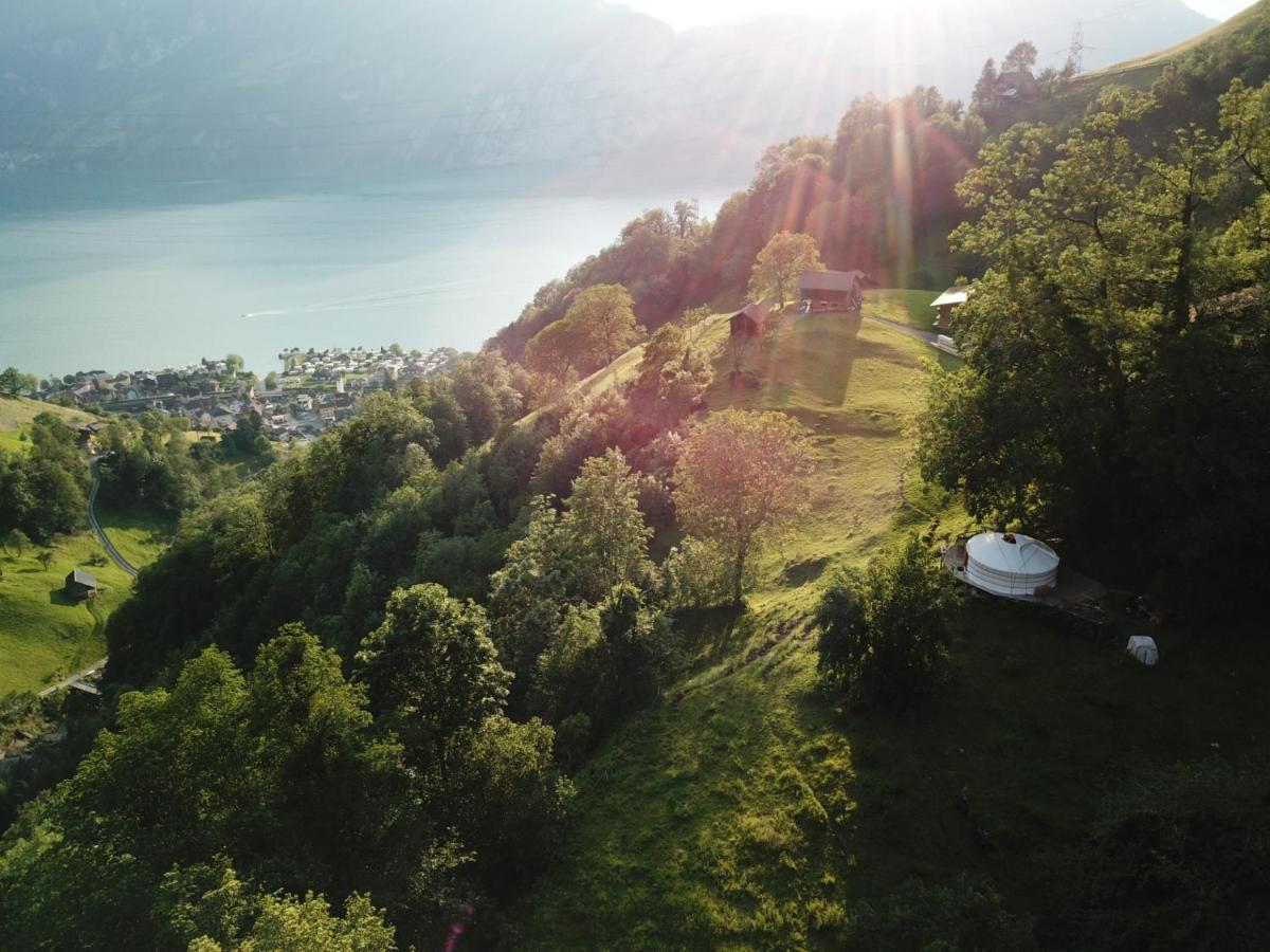 Panorama Jurte Über Dem Uri-See  Sisikon Exterior foto