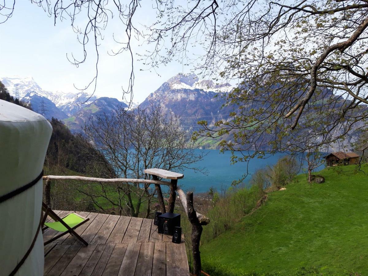 Panorama Jurte Über Dem Uri-See  Sisikon Exterior foto