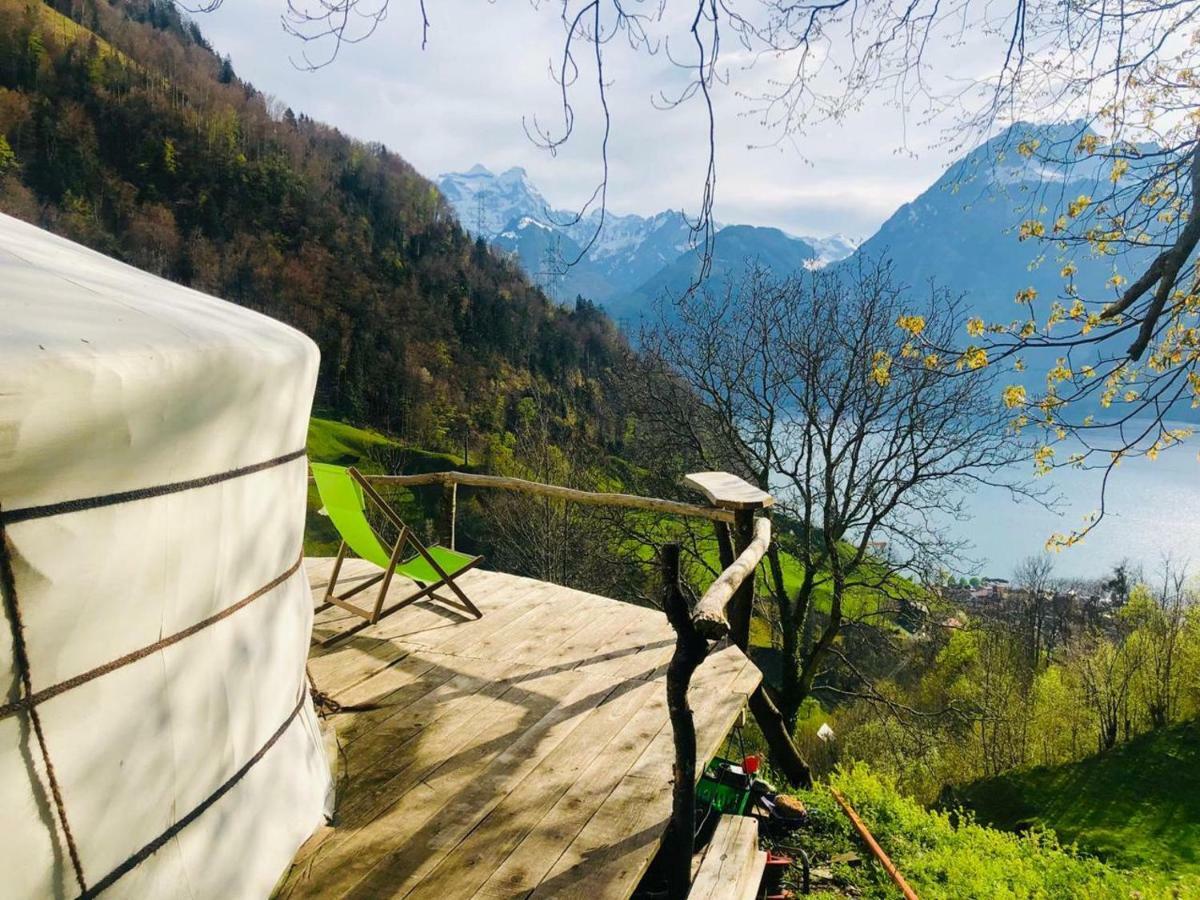 Panorama Jurte Über Dem Uri-See  Sisikon Exterior foto